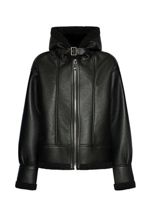 KALLEVIK - Giacca in similpelle - black