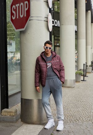 Pantaloni sportivi - dark smoke grey/light smoke grey