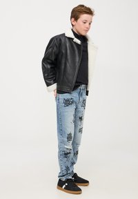 Terranova Giacca in similpelle - nero