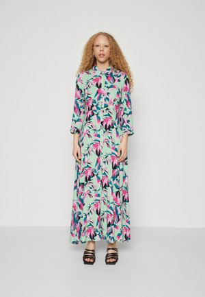 YASSAVANNA LONG SHIRT DRESS - Maxi-jurk - quiet green