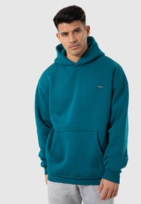 Smilodox DAWSON OVERSIZED - Kapuzenpullover - dunkelgrün