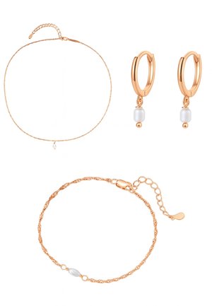 PEARL SET - Ohrringe - rose gold-coloured