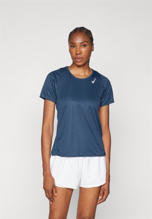 FAST TOP - T-skjorte til trening - armory navy/reflective silver