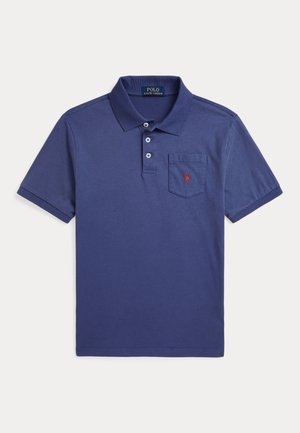 COTTON JERSEY POCKET POLO SHIRT - Polokošeľa - light navy