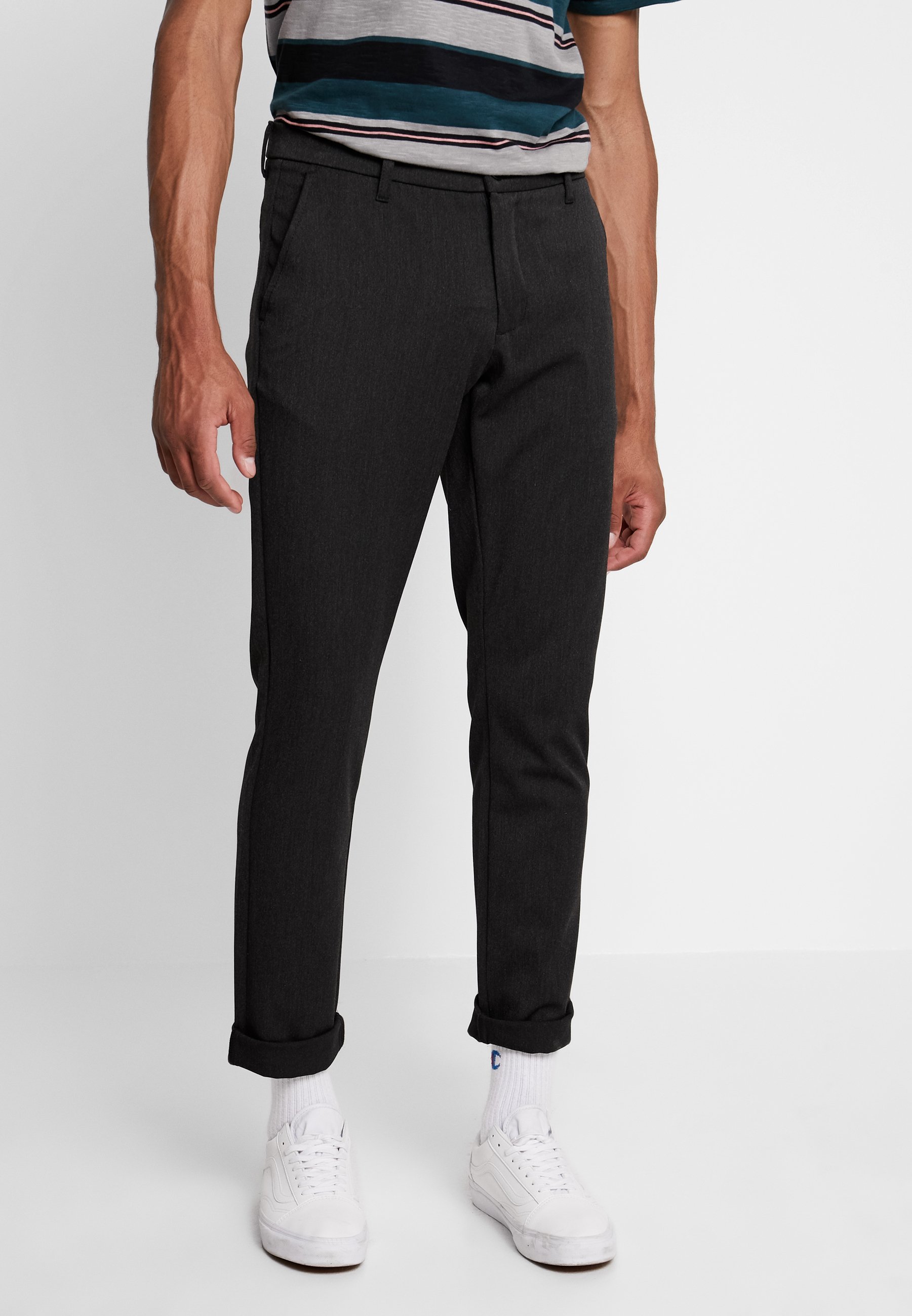 Woodbird STEFFEN PANT - Broek - grey/Grijs - Zalando.nl