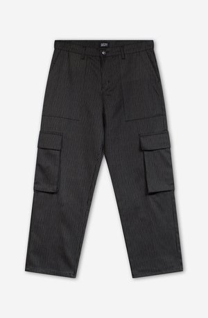 PANT - Cargo trousers - green/black