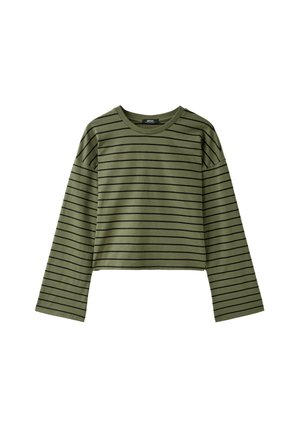 Stradivarius, KIMONO SLEEVE T-SHIRT 07046600 - T-shirt à manches longues - dark green
