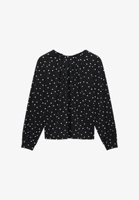 Niet geselecteerd, navy dot print