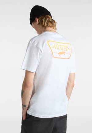 Vans T-shirts print - whitecopper tan
