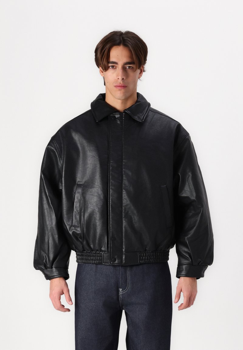 Vertere Berlin RACING JACKET UNISEX - Veste en similicuir - black