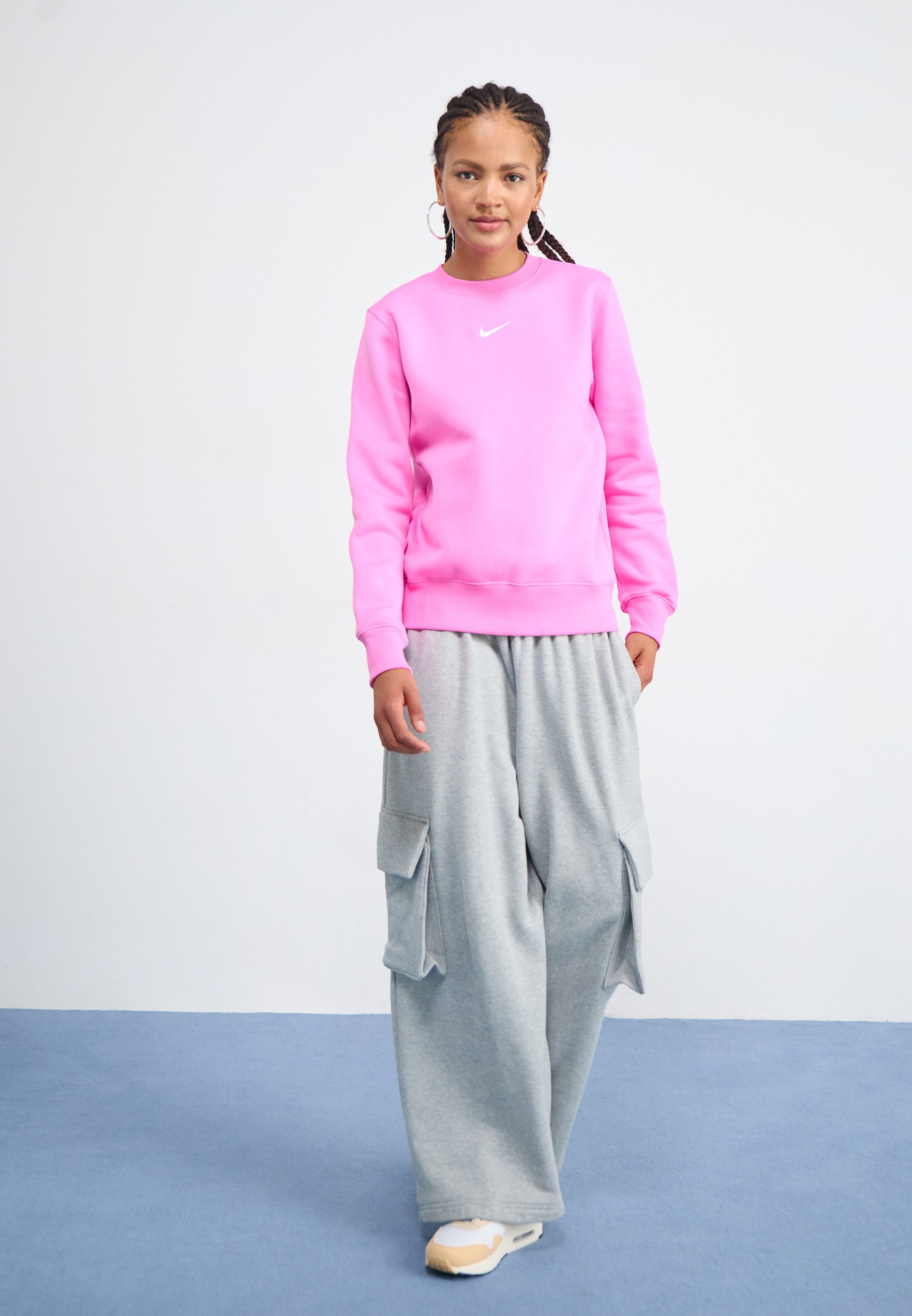 Nike Sportswear W NSW PHNX FLC STD CREW - Sweater - playful pink