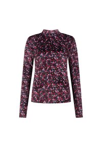 VITORIA - Pikkade varrukatega topp - wine purple daisy