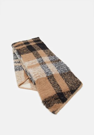 Huivi - black/camel/off-white