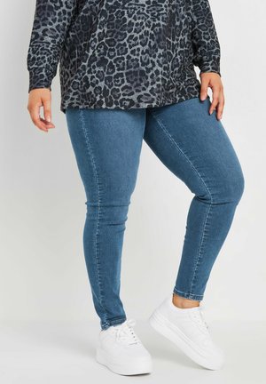 Yours Clothing AVA - Jeans Skinny Fit - mid blue