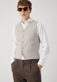 Jack & Jones PREMIUM JPRRIVIERA MIX - Strukirani kaput - timber wolf