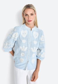 Rich & Royal Button-down blouse - skyway blue