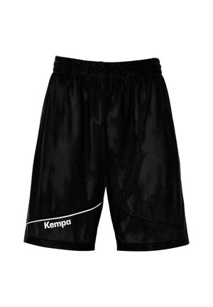 REVERSIBLE - Kurze Sporthose - schwarz weiß