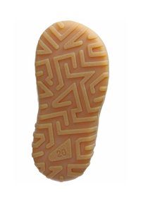 Sole in gomma color beige chiaro, caratterizzata da un motivo a zigzag testurizzato con forme geometriche e contrassegnata con "20" sul lato.