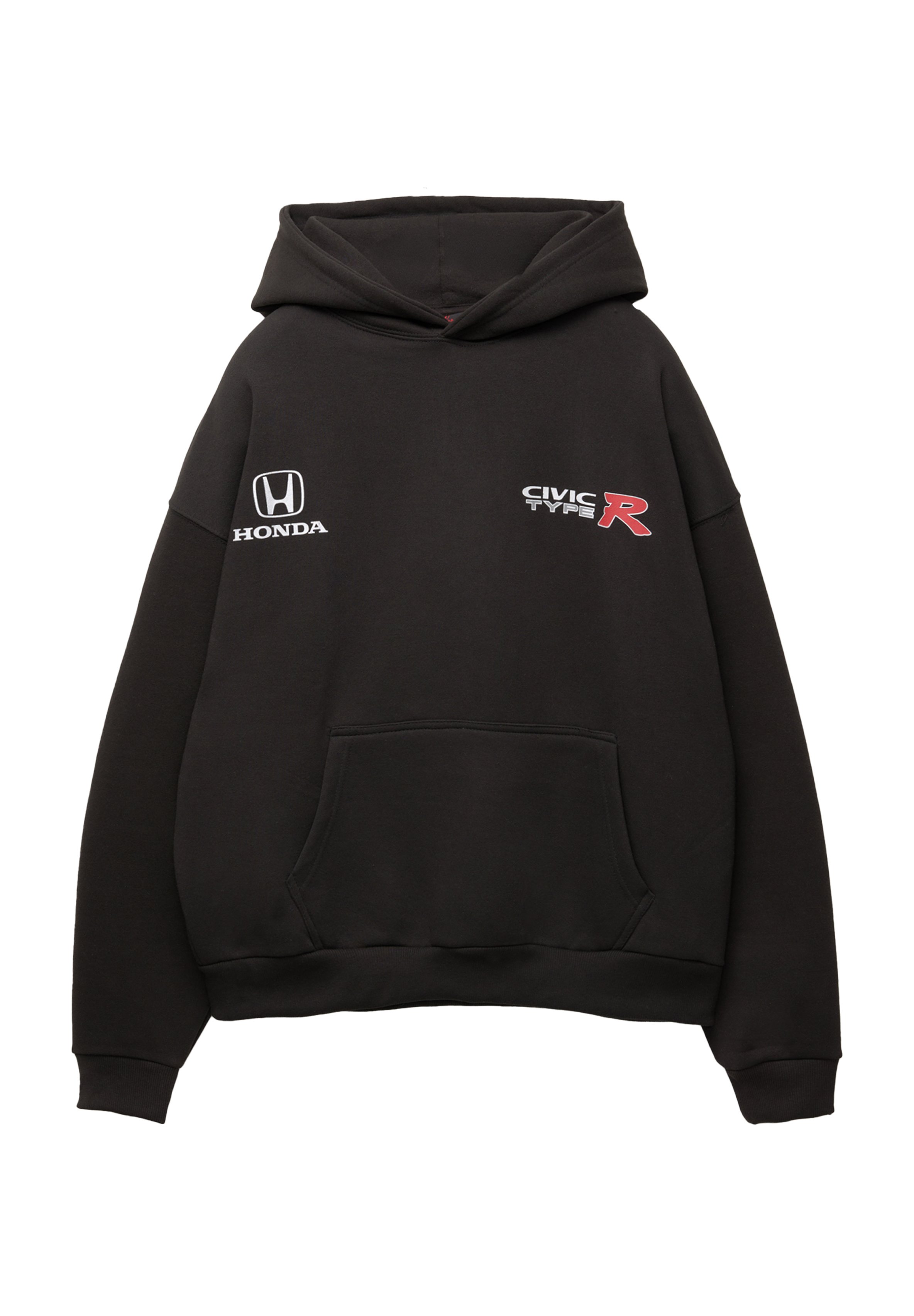 PULL&BEAR HONDA - Hoodie - black - Zalando
