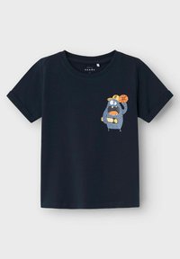 Name it REGULAR FIT - Camiseta estampada - dark sapphire