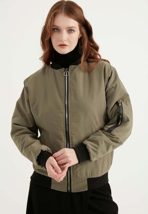 COLLAR - Giubbotto Bomber - khaki