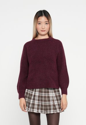 ONLGILA LIFE STRUCTURE O NECK  - Pullover - winetasting