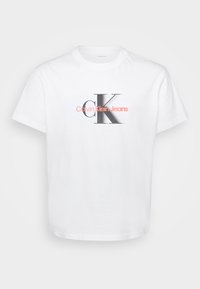 PLUS MONOLOGO SHIFT TEE - Tricou cu imprimeu - bright white