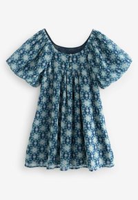 Next PRINTED PUFF SLEEVE - REGULAR FIT - Denní šaty - blue