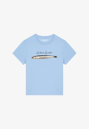 watapparel NIEDLICHE SARDELLE - T-Shirt print - blue soul