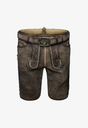 Pantalon en cuir - zeder st schwarz