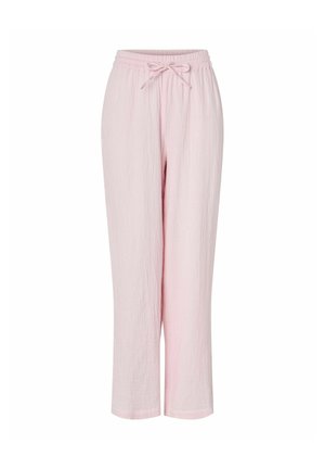 Pieces, PCSASTINA HW WIDE PANTS WVN BC - Pantalon classique - cradle pink