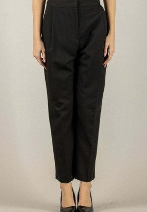 CROPPED A VITA ALTA - Pantaloni - nero