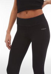 Freddy Leggings - jeans nero-cuciture in tono