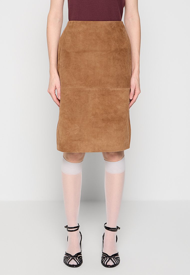 2nd Day Leren rok bruin 2nd Day Leren rok bruin