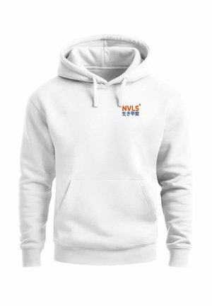 OKINAWA KYŪSHŪ KAPUZEN MIT SONNE WELLE - Kapuzenpullover - weiß