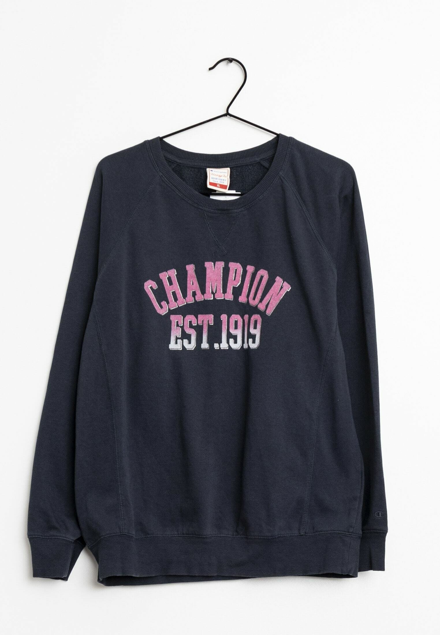 Champion Sweatshirt - blue/dark blue - (Pre-owned) - Zalando.de