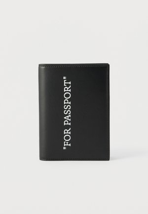 QUOTE PASSPORT HOLDER  - Étui pour passeport - black/white