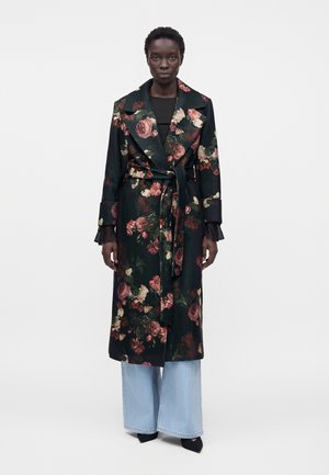 Alice + Olivia KARLEY WRAP COAT - Klassikaline mantel - black/multi-coloured