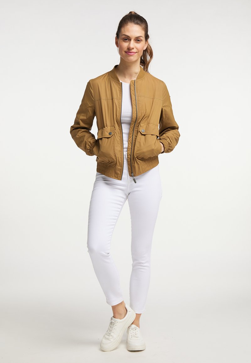 Damen Leichte Jacken | usha Bomberjacke dunkelsand/sand - HG91193 Damen Leichte Jacken | usha Bomberjacke dunkelsand/sand - HG91193