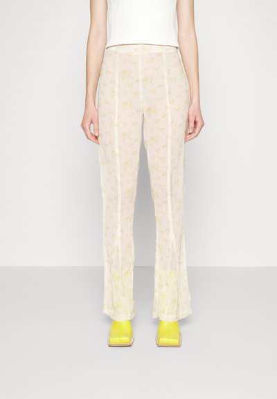 Holzweiler GILLY TROUSERS - Pantalon classique - yellow mix