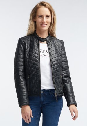 Mustang Leren jas - black
