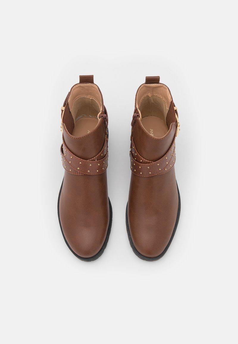 Damen Ankle Boots | Anna Field Wide Fit Ankle Boot cognac - JW24180 Damen Ankle Boots | Anna Field Wide Fit Ankle Boot cognac - JW24180