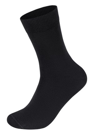 SOLID SOCKS UNISEX 3 PACK - Socks - black