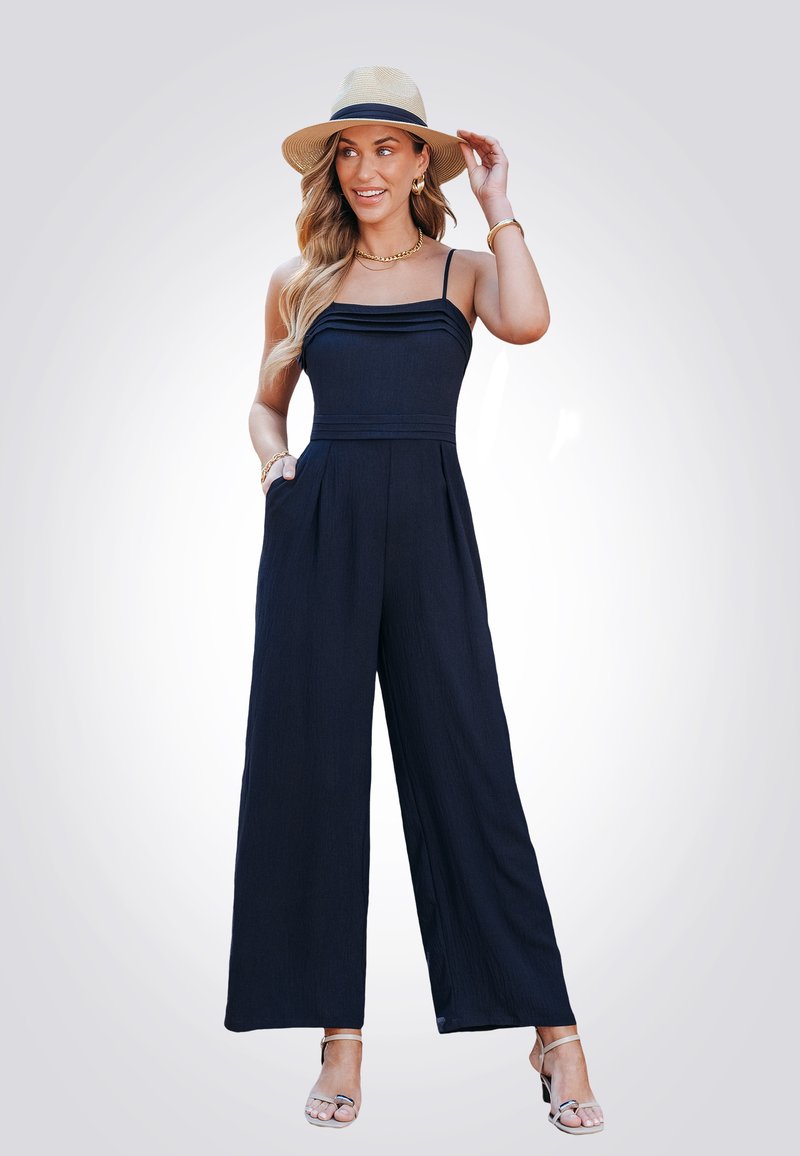 Cupshe STYLISH SEAMLESS  FOR EFFORTLESS ELEGANCE - Overal - dark blue
