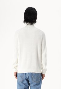 Jack & Jones JJPANNEL HALF ZIP  - Trui - cloud dancer