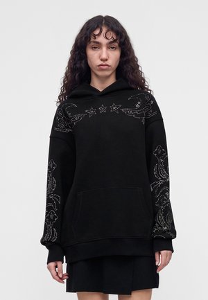 Zadig & Voltaire, SWEELA PMO STRASS - Суитшърт с качулка - black
