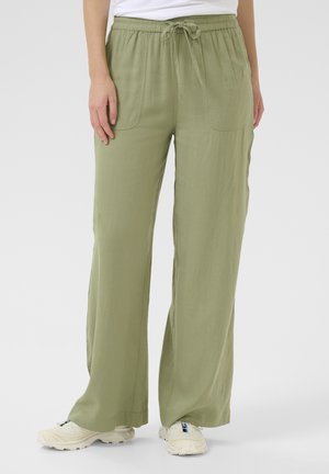 KAMILIA - Broek - oil green