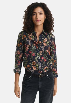 REG FLORAL PRINT  - Hemdbluse - evening blue