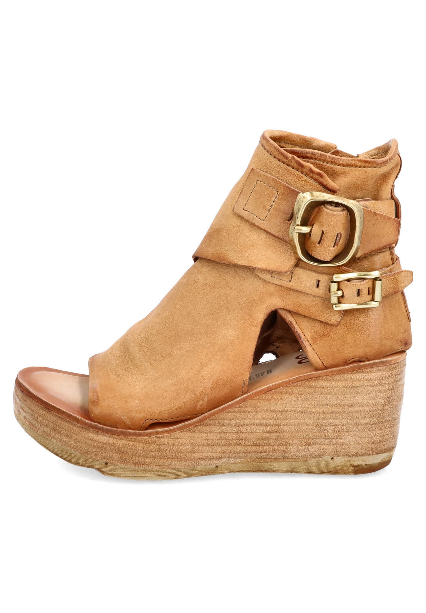 A.S.98 Sandalen met sleehak - camel - Zalando.nl