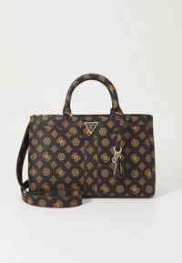 DORYS LUXURY SATCHEL - Borsa a mano - mocha logo